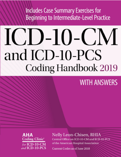 ICD-10-CM+Coding+handbook+with+Answers+2019+Revised+Ed+Epub