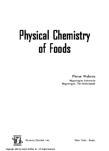 Physical+Chemistry+of+Foods