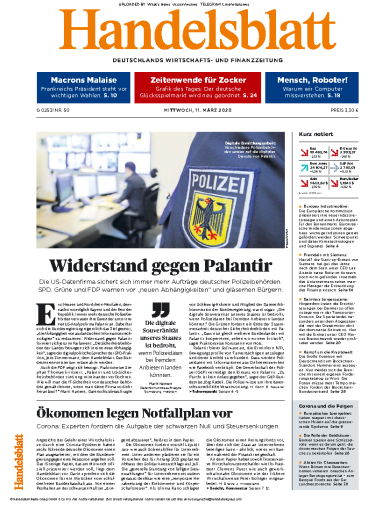 Handelsblatt - 11.03.2020