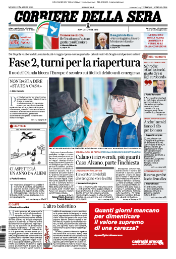Corriere della Sera - 08.04.2020