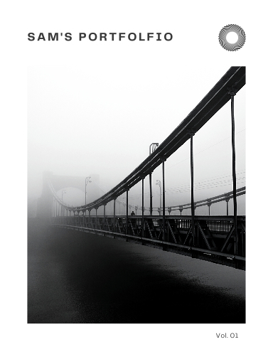 Black and White Photography Portfolio Photo Book