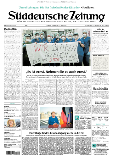 Süddeutsche Zeitung - 19.03.2020