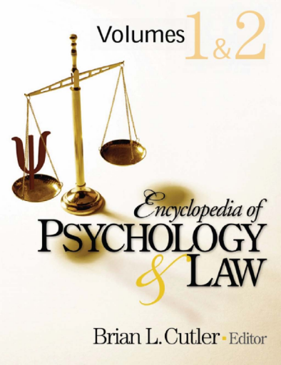 Encyclopedia+of+Psychology+and+Law
