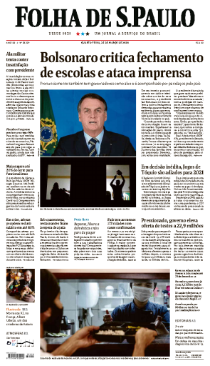 Folha de São Paulo - 25.03.2020