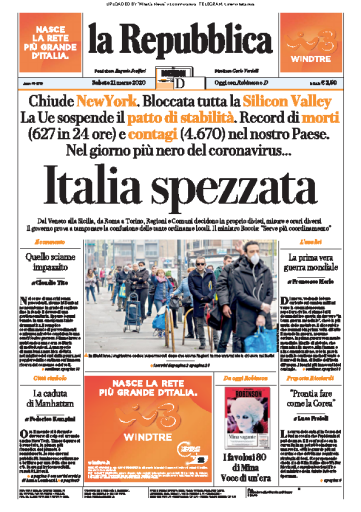 la Repubblica - 21.03.2020