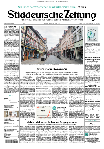 Süddeutsche Zeitung - 20.03.2020