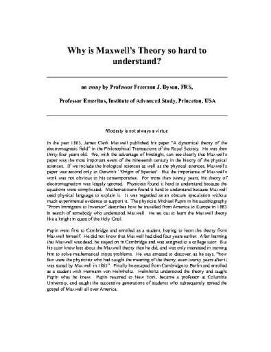 Why+is+Maxwell%E2%80%99s+Theory+so+hard+to+understand%3F