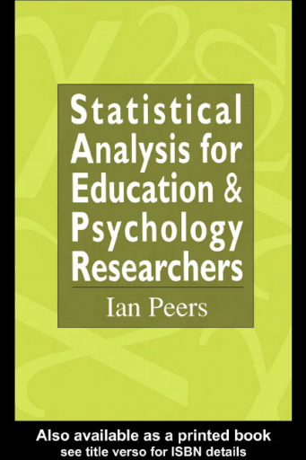 Statistical+Analysis+for+Education+and+Psychology+Researchers