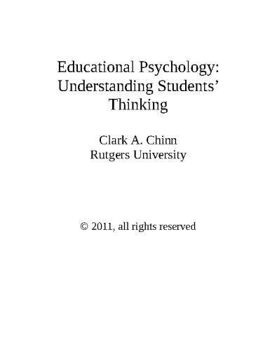 EDUCATIONAL+PSYCHOLOGY