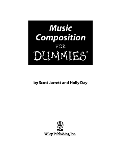 Music+Composition+DUMmIES