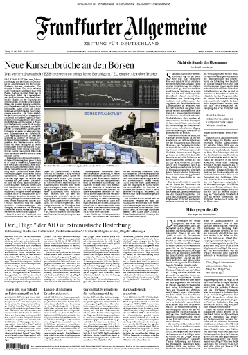 Frankfurter Allgemeine Zeitung - 13.03.2020