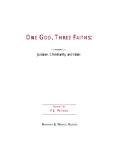 One+God%2C+Three+Faiths%3A+Judaism%2C+Christianity%2C+and+Islam