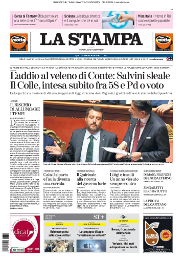 La Stampa - 21.08.2019