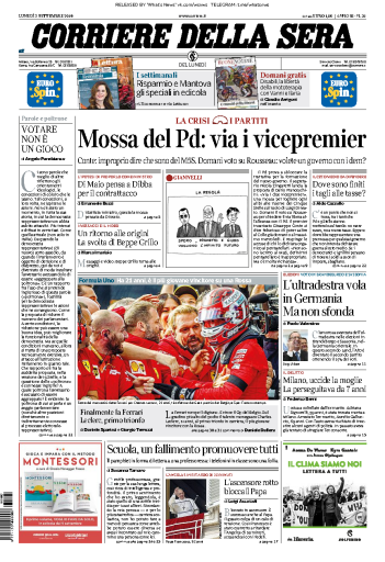 Corriere della Sera - 02.08.2019