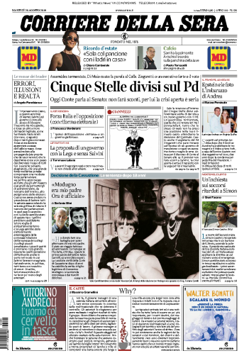 Corriere della Sera - 20.08.2019