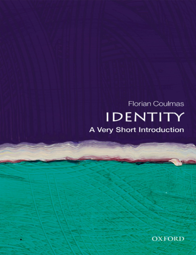 Identity+A+Very+Short+Introduction+%28Very+Short+Introductions%29