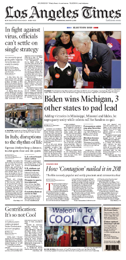 Los Angeles Times - 11.03.2020