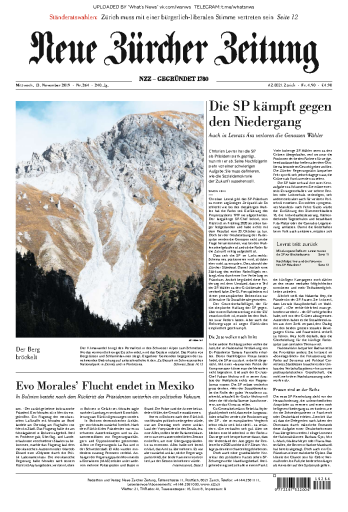 Neue+Z%C3%BCrcher+Zeitung+-+13.11.2019