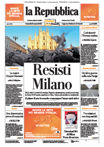 la Repubblica - 20.03.2020