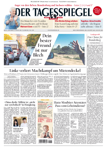 Der Tagesspiegel - 31.08.2019