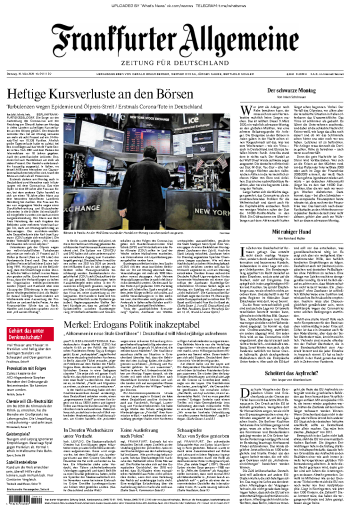 Frankfurter Allgemeine Zeitung - 10.03.2020