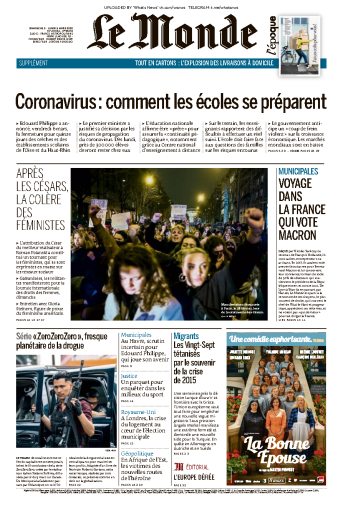 Le Monde - 08.03.2020 - 09.03.2020