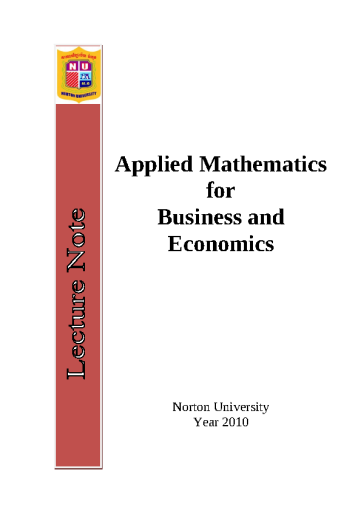 Applied+Mathematics+for+Business+and+Economics
