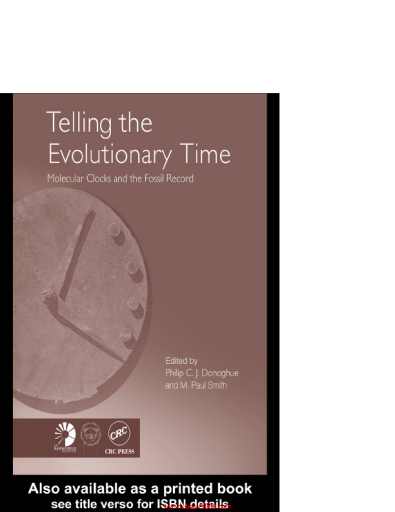 Telling+the+Evolutionary+Time%3A+Molecular+Clocks+and+the+Fossil+Record
