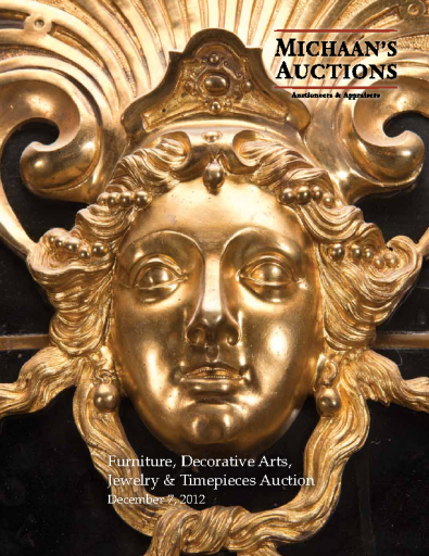 Furniture, Decorative Arts, Jewelry & Timepieces Auction