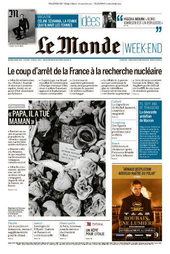 Le Monde + Magazine - 31.08.2019