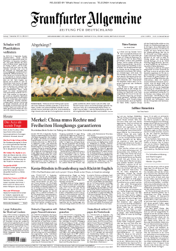 Frankfurter+Allgemeine+Zeitung+-+07.09.2019