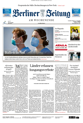 Berliner Zeitung - 21.03.2020