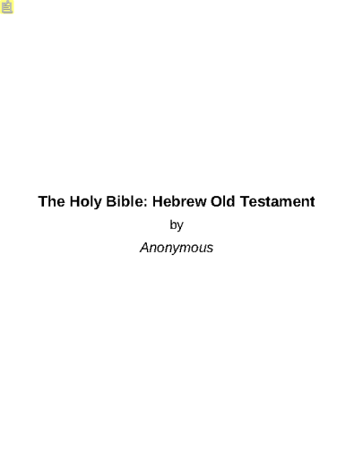 The+Holy+Bible%3A+Hebrew+Old+Testament