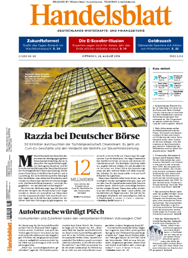 Handelsblatt - 28.09.2019