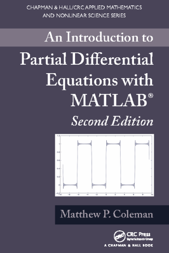 Partial+Differential+Equations+with+MATLAB