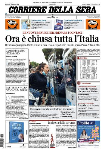 Corriere+della+Sera+-+10.03.2020