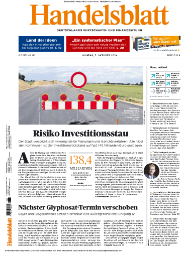 Handelsblatt - 07.10.2019