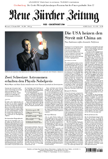 Neue Zürcher Zeitung - 09.10.2019