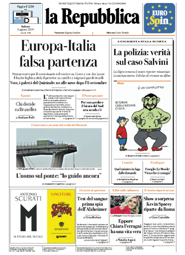 la Repubblica - 03.08.2019