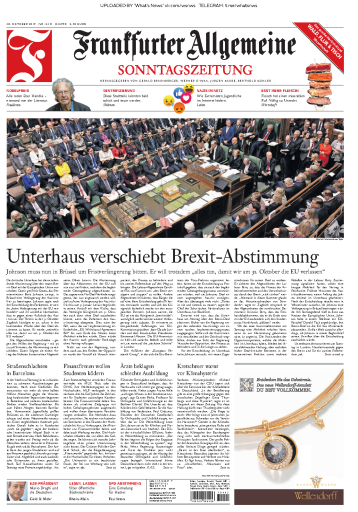 Frankfurter+Allgemeine+Sonntagszeitung+-+20.10.2019