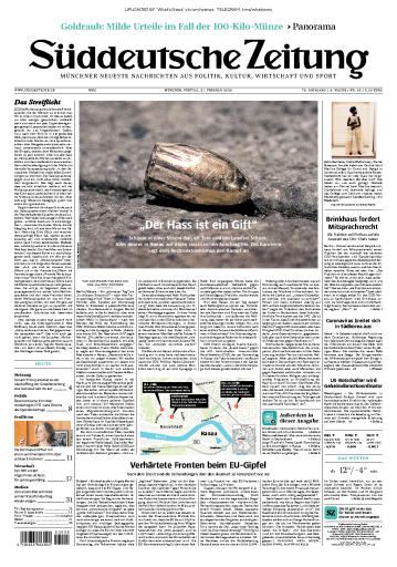 Süddeutsche Zeitung - 21.02.2020