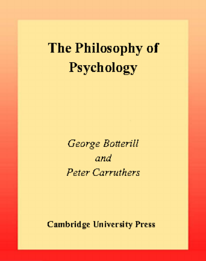 The+Philosophy+of+Psychology