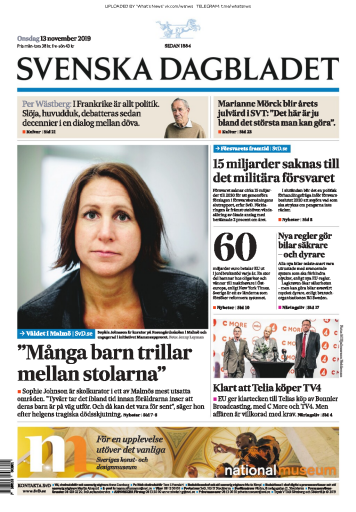 Svenska+Dagbladet+-+13.11.2019