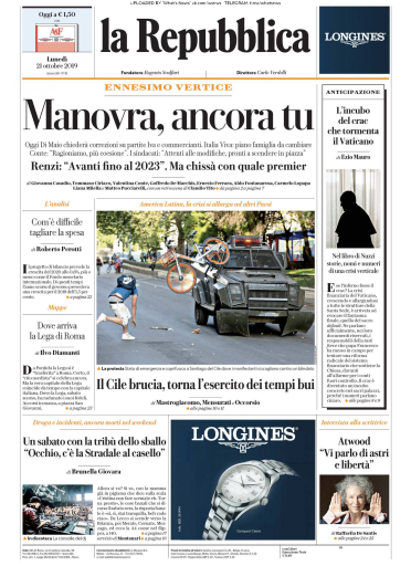 la+Repubblica+-+21.10.2019
