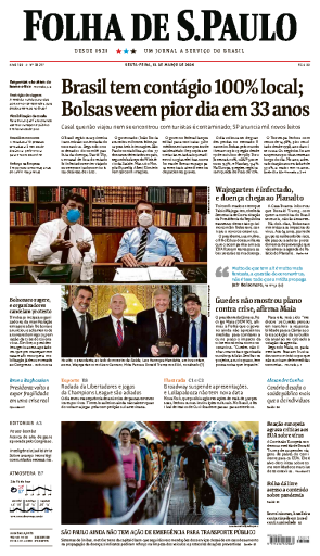 Folha de São Paulo - 13.03.2020