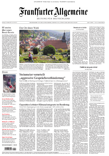Frankfurter+Allgemeine+Zeitung+-+26.10.2019