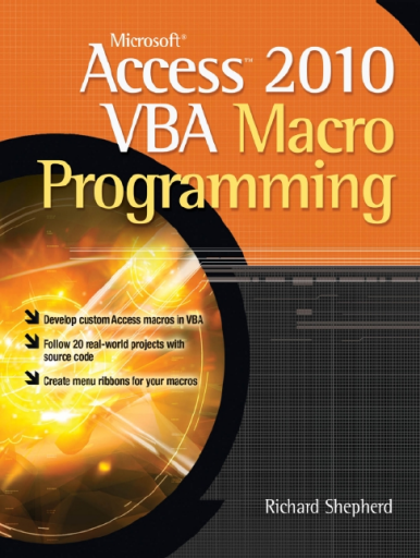 Microsoft+Access+VBA+Macro+Programming
