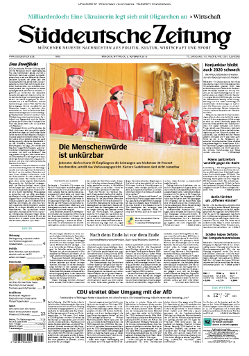 S%C3%BCddeutsche+Zeitung+-+06.11.2019