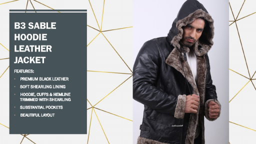 B3+sable+hoodie+leather+jacket+PDF+File