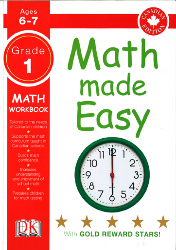 Math+Made+Easy+Grade+1++math+workbook